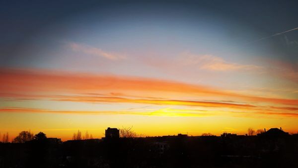 Sonnenaufgang - Büroblick 475 Sonnenaufgang