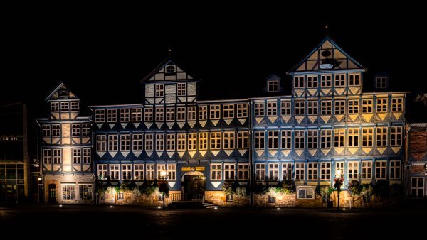 Wolfenbüttel Rathausfassade 409 Rathausfassade Wolfenbüttel Stadtmarkt