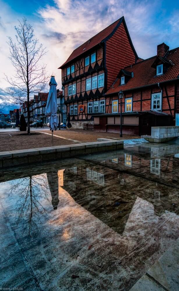 Spiegelungen 1 when the rain is gone Wolfenbüttel Fachwerkhaus