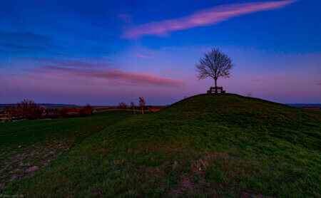 Tumulus am Abend 44 Tumulus Abendlicht