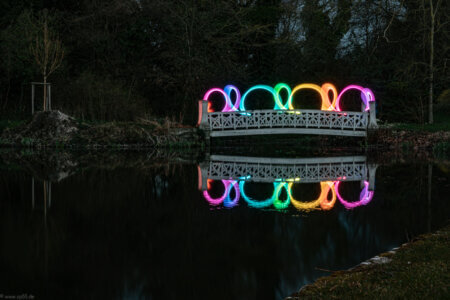 The bridge 46 bunte Brücke
