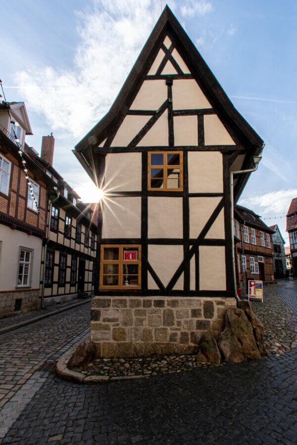 Fachwerk in Quedlinburg 290 Sonnenstern Fachwerkhaus Quedlinburg